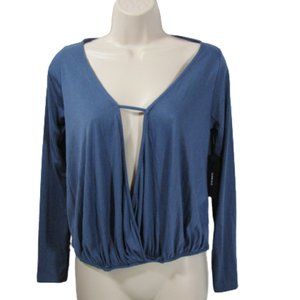 Lulus Long Sleeve Top Blue Women's Size XS NEW